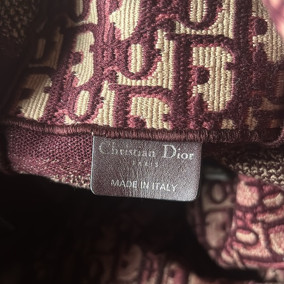 Dior Oblique Diorcamp Fabric BackPack Burgundy - Picture 6 of 11